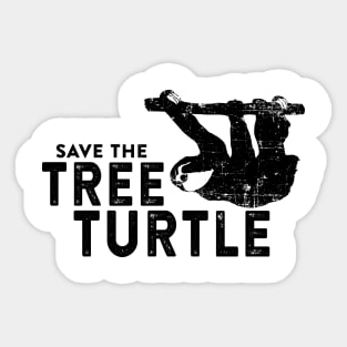 Save the Tree Turtle Sticker